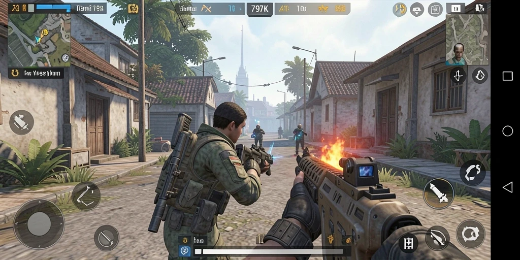 Tampilan gameplay seru di 797K dengan aksi tak terduga.