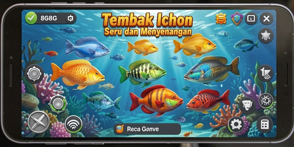 Screenshot gameplay Tembak Ikan yang seru dan menantang.
