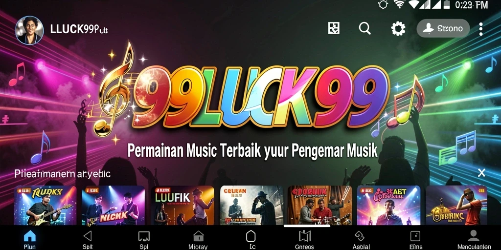 Screenshot gameplay <strong>99LUCK99</strong> menunjukkan pengalaman permainan musik yang mengasyikkan.