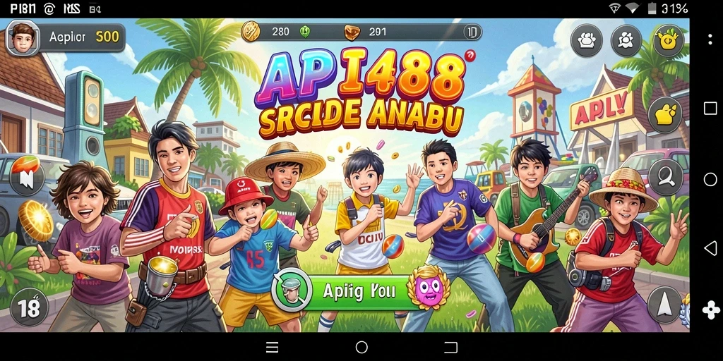 Tangkapan layar menunjukkan gameplay seru dari API88.