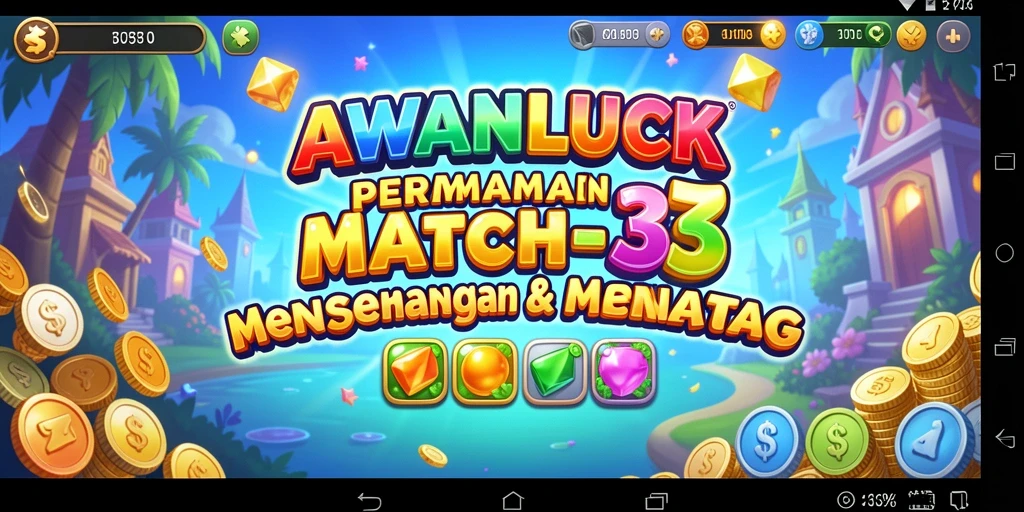 Screenshot gameplay AWANLUCK yang penuh warna dan menarik.