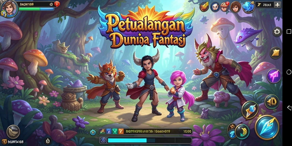 Screenshot gameplay BAGINTA168 menampilkan karakter dalam petualangan seru.