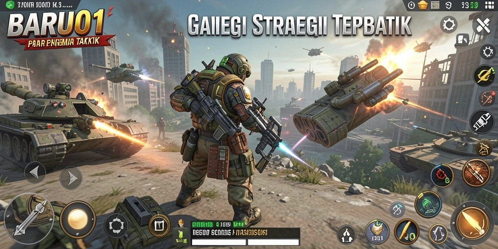 Tampilan gameplay menarik dari BARU01 yang memikat pemain strategi.