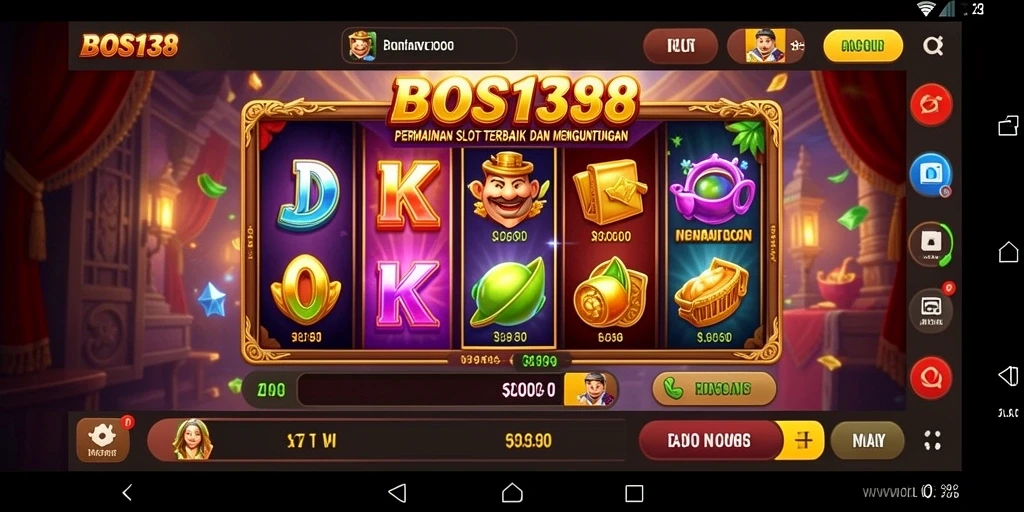 Screenshot utama BOS138 menampilkan gameplay Slot yang seru dan interaktif.