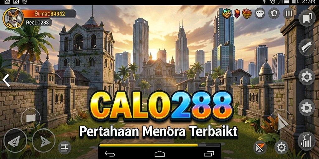 Gameplay menara pertahanan seru di CALO288.