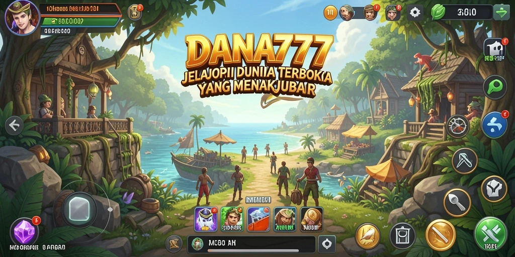 Gameplay DANA777 yang penuh petualangan di dunia terbuka.