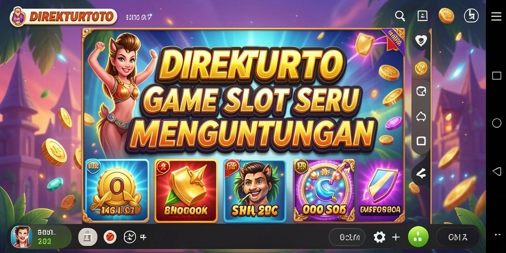 Tampilan menarik dari permainan Slot dalam DIREKTURTOTO.