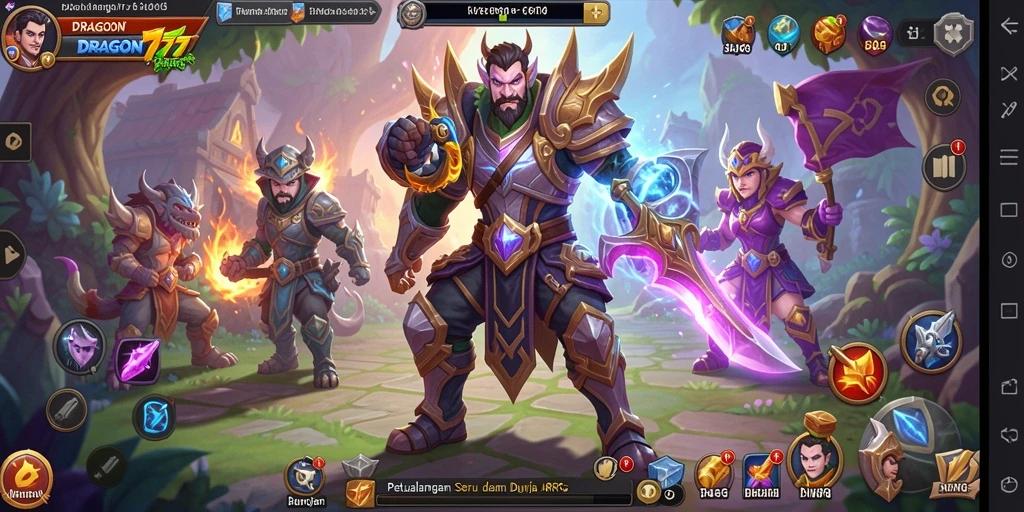 Tampilan gameplay menakjubkan dalam <strong>DRAGON777</strong> yang penuh aksi dan petualangan.