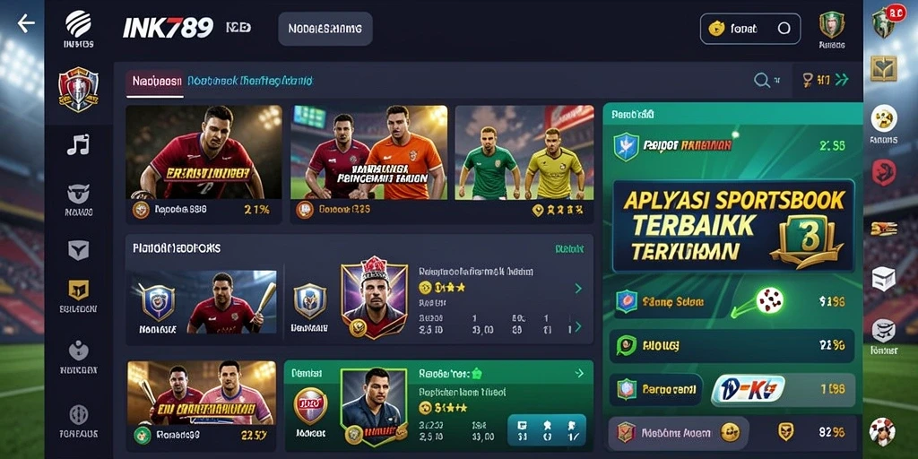 Tampilan screenshot gameplay INK789 menunjukkan berbagai pilihan taruhan yang tersedia.