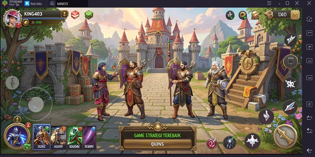 Tampilkan aksi strategi dalam gameplay KING403 yang mendebarkan.