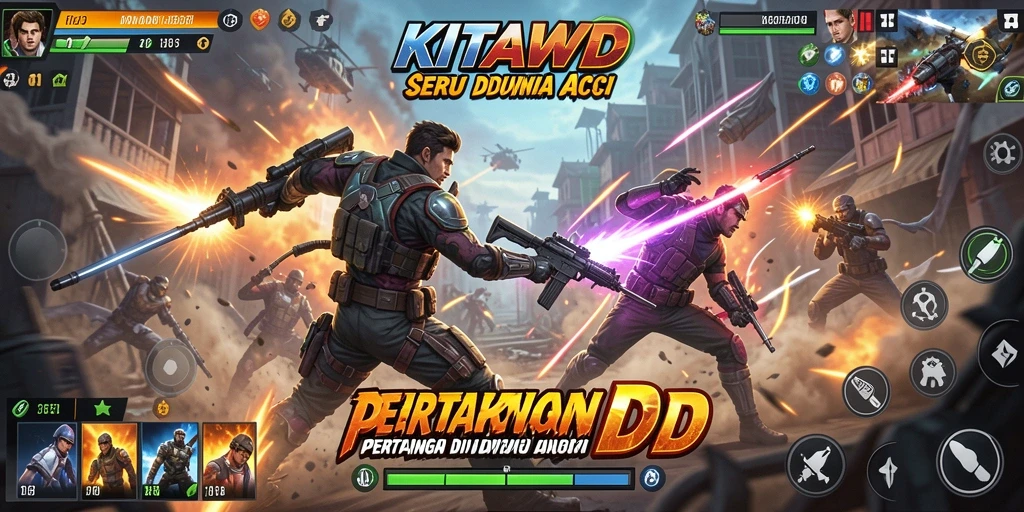 Menampilkan aksi seru dalam game KITAWD dengan grafis memukau.