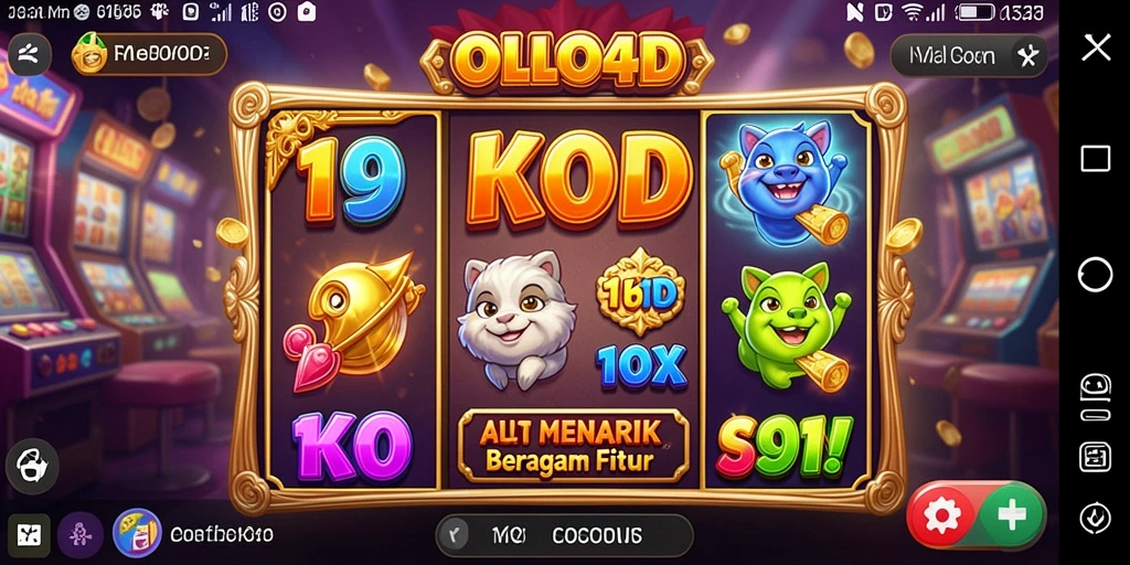Tampilan gameplay menarik dari OLLO4D yang penuh warna.