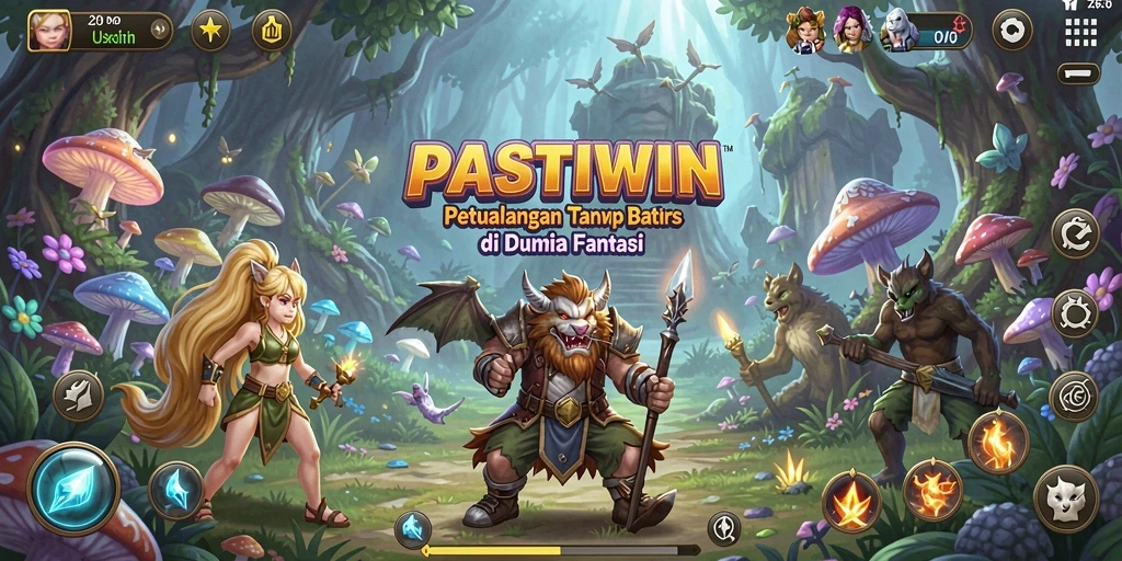 Tampilan gameplay PASTIWIN yang menampilkan aksi petualangan seru.