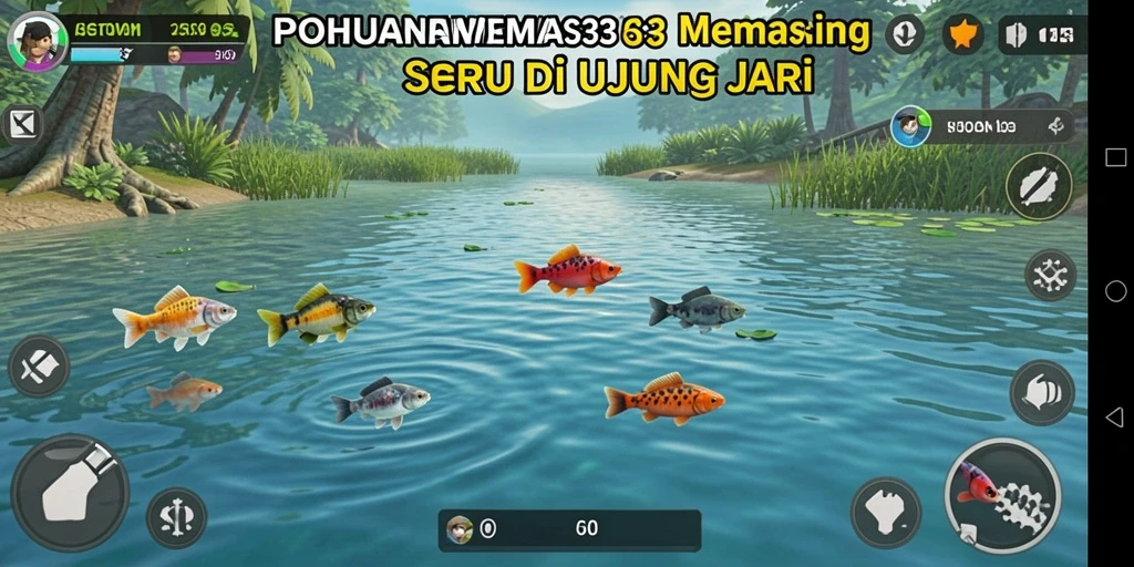 Tangkapan ikan yang luar biasa dalam gameplay POHONEMAS33.